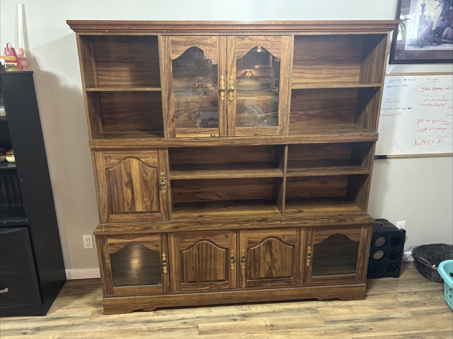 Vintage Wooden China Cabinet - photo 2