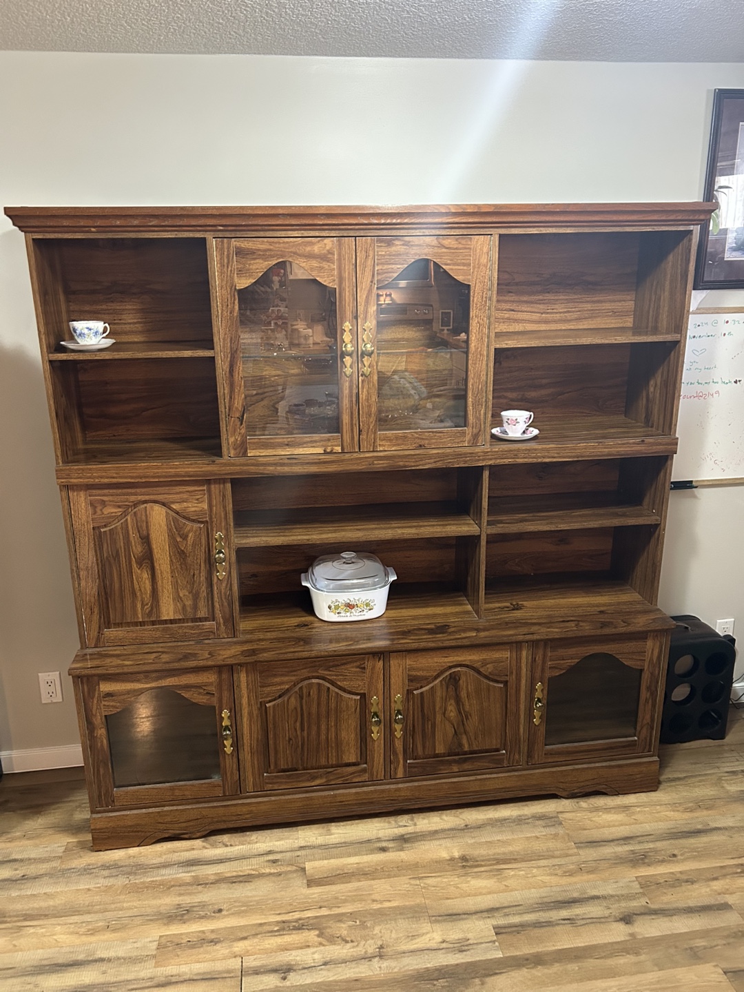 Vintage Wooden China Cabinet - photo 4