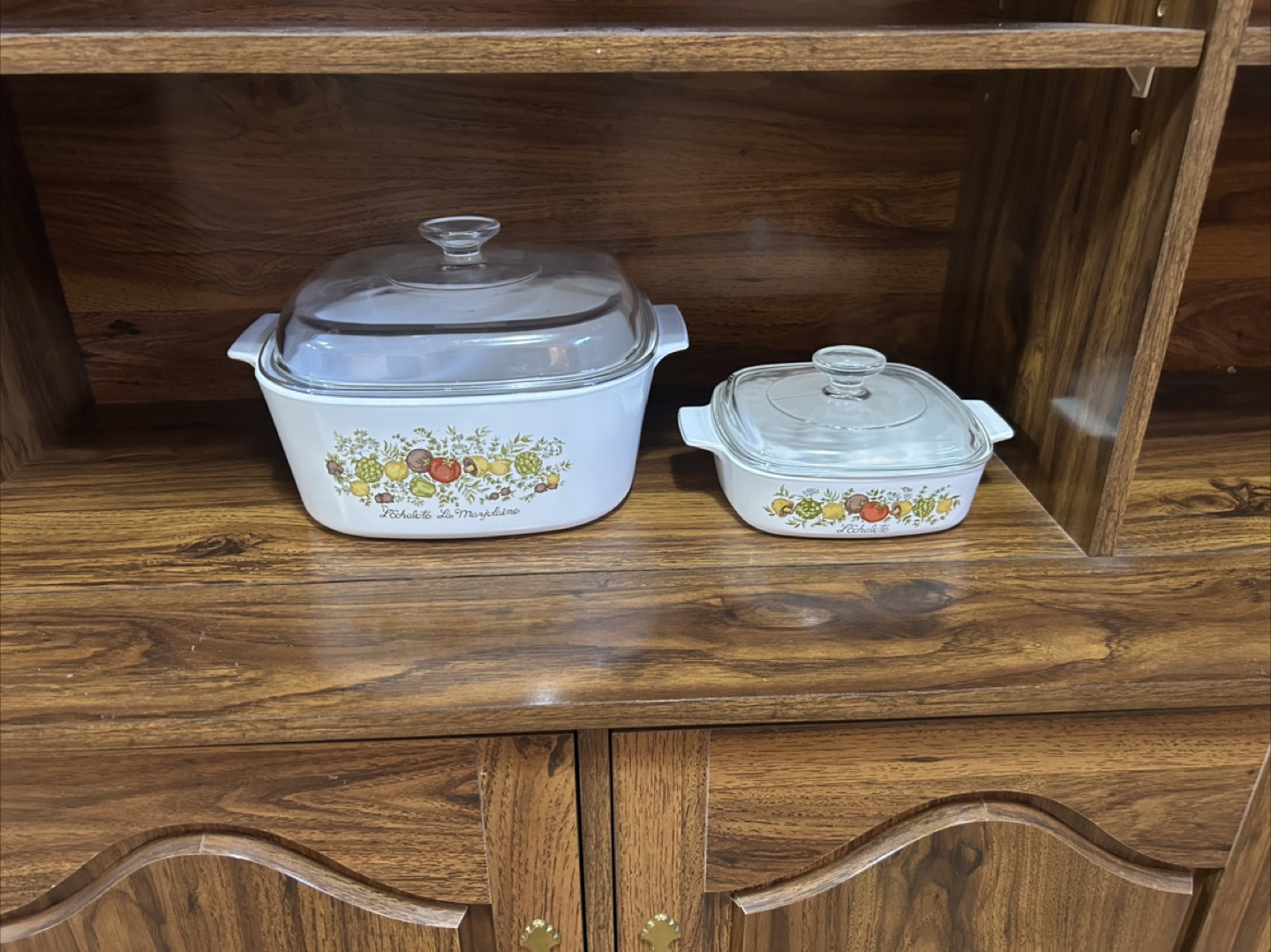 Vintage Wooden China Cabinet - photo 5
