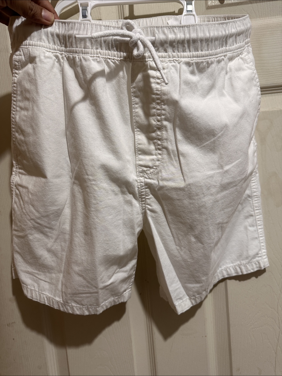 H&M Regular Fit White Shorts Size S