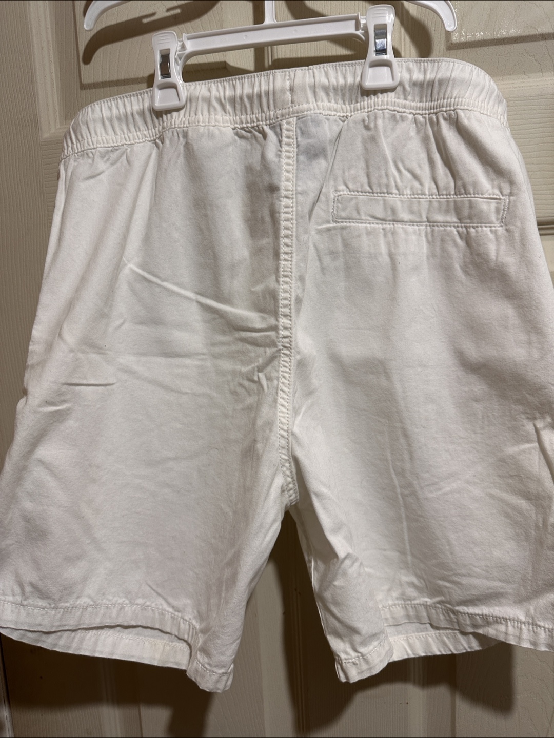 H&M Regular Fit White Shorts Size S - photo 4