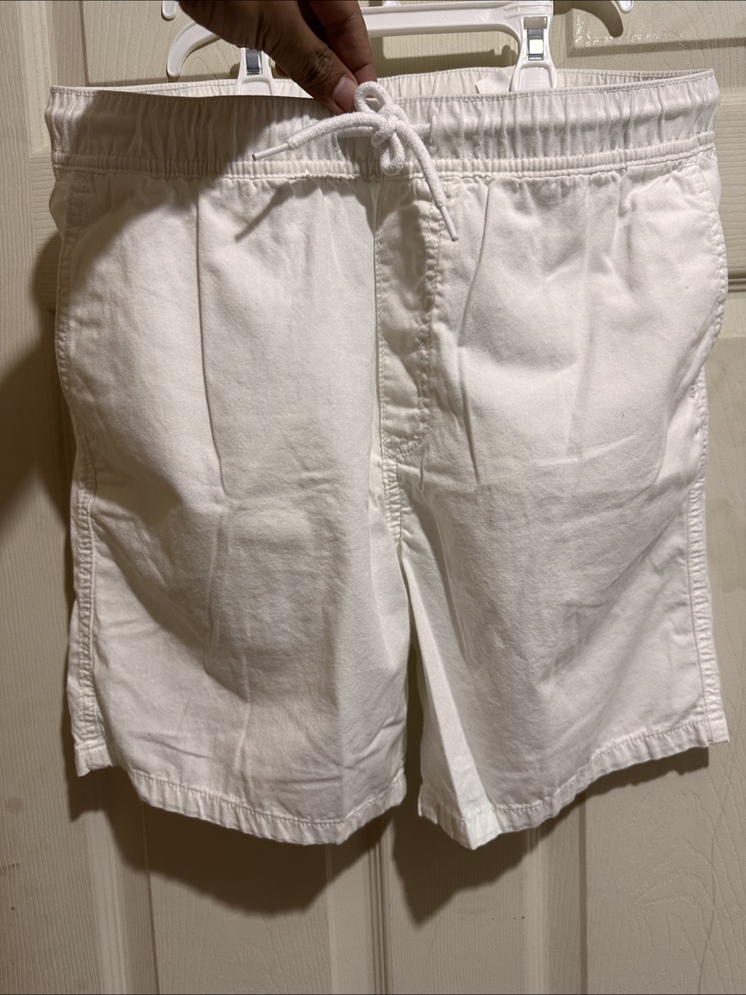 H&M Regular Fit White Shorts Size S - photo 2