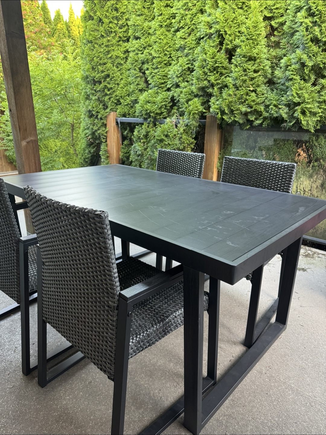 IKEA Outdoor Dining Table + Chairs Set