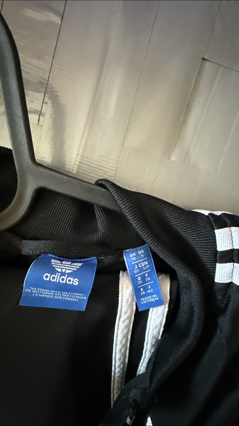 Adidas Black Track Jacket & Leggings - Size S - photo 2