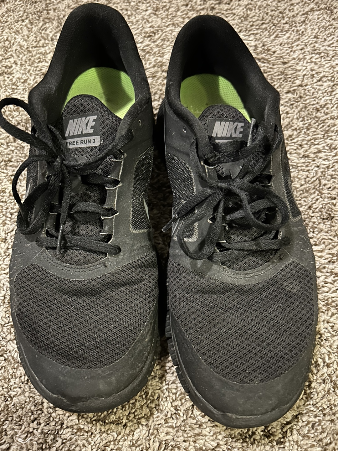 Nike Free Run 3 - Men's US 10.5 Black - photo 2