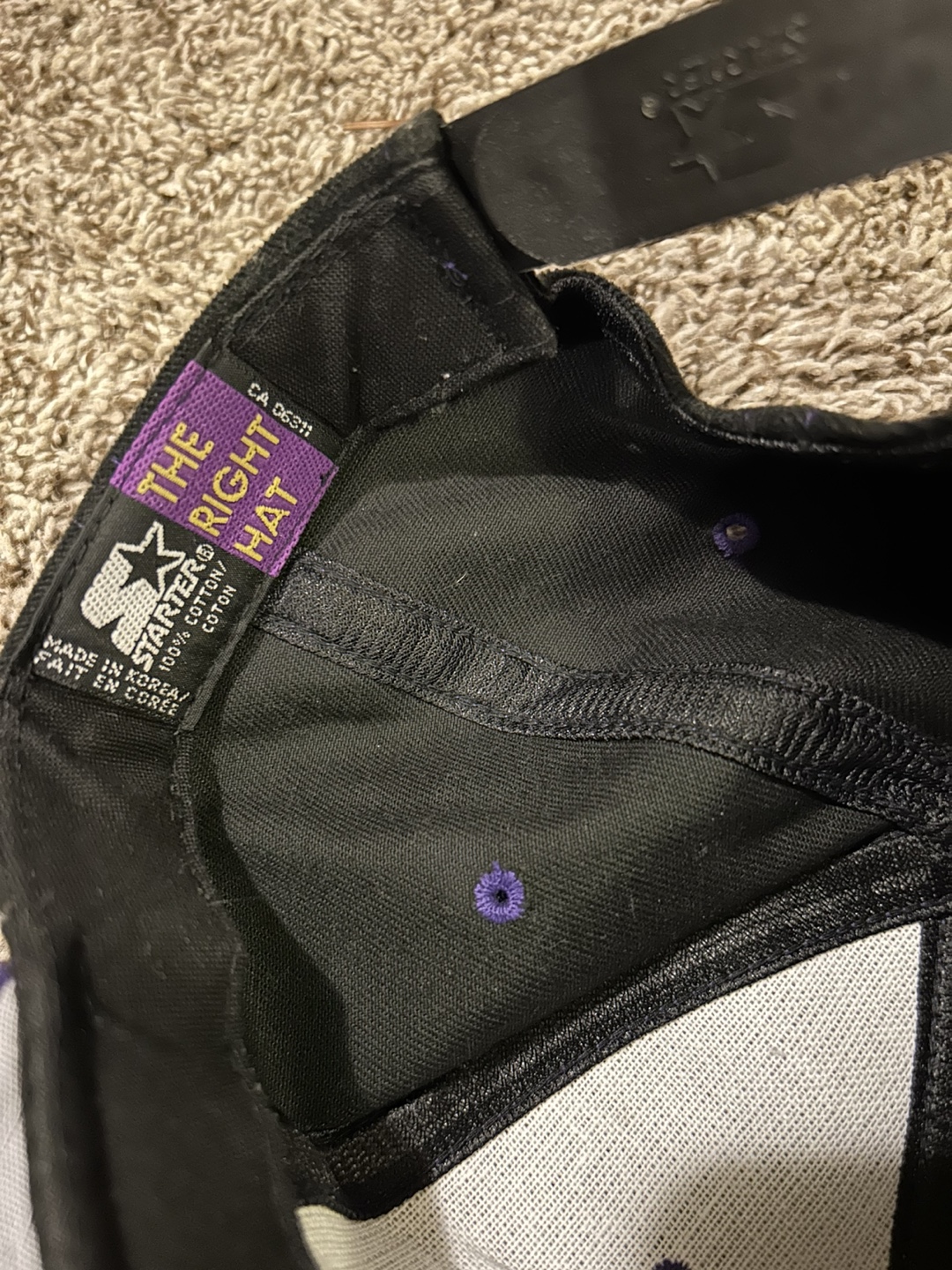 Starter Winnipeg Moose Hat - Black & Purple - photo 3