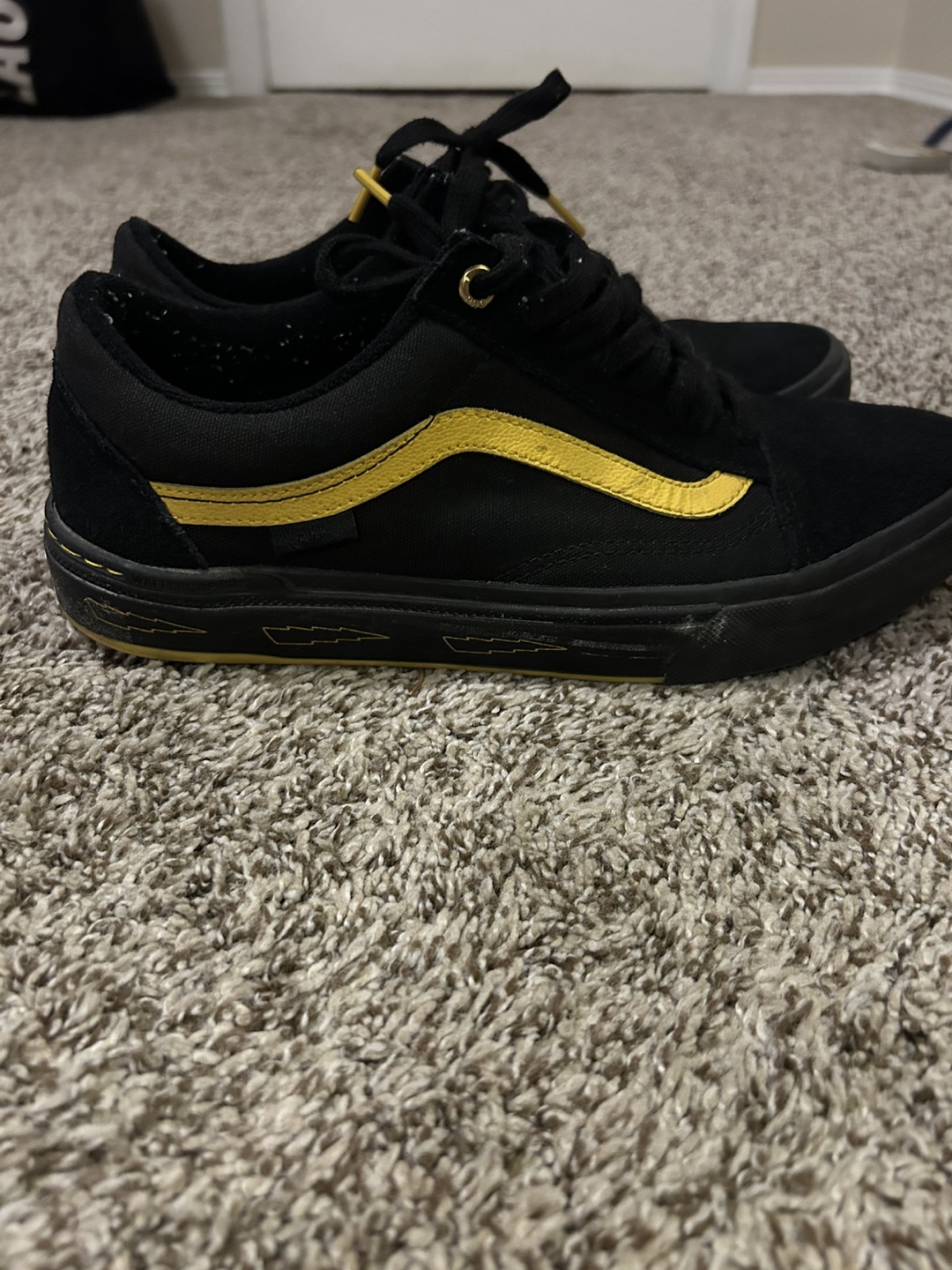 Vans Old Skool Pro BMX Shoes - Black/Yellow, US 9.5 - photo 3