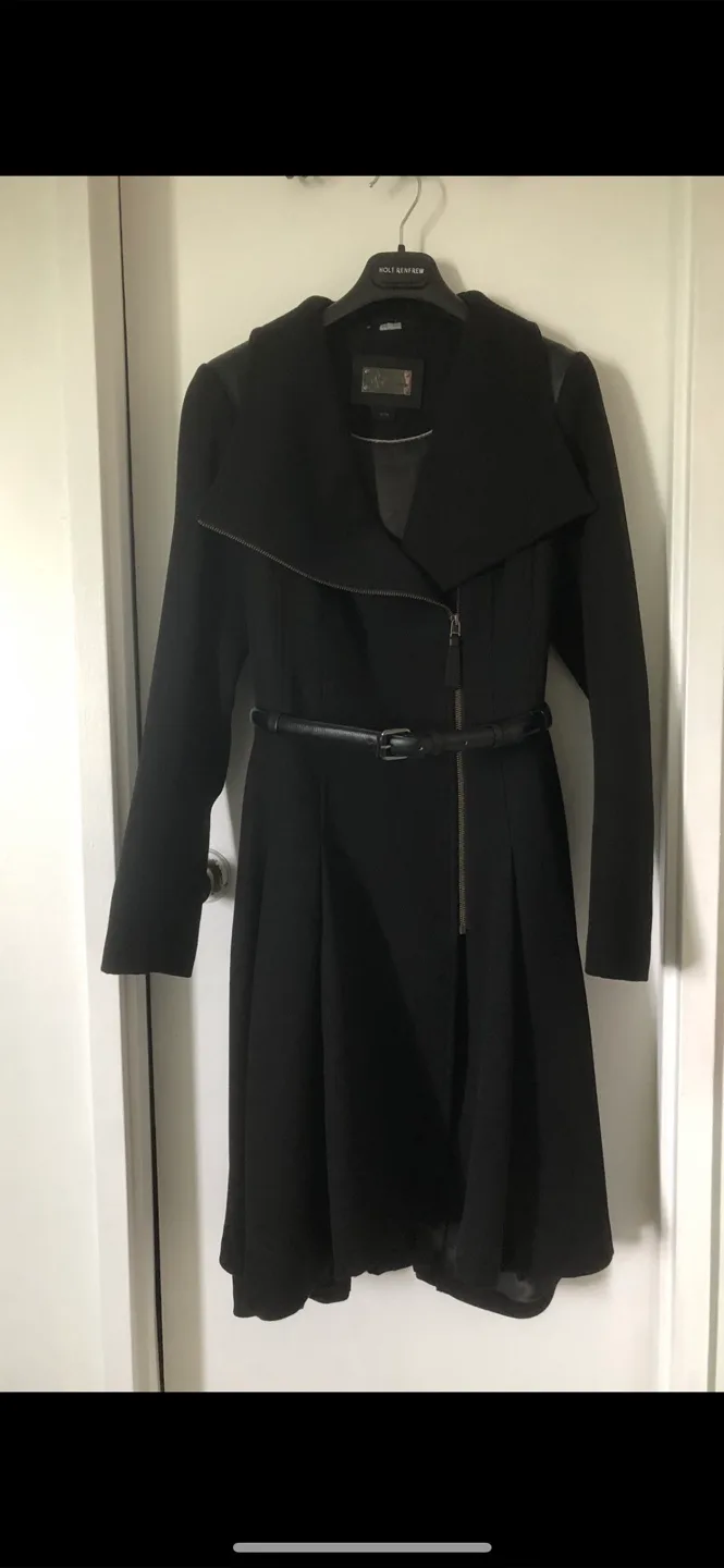 Mackage Black Wool Blend Coat thumbnail