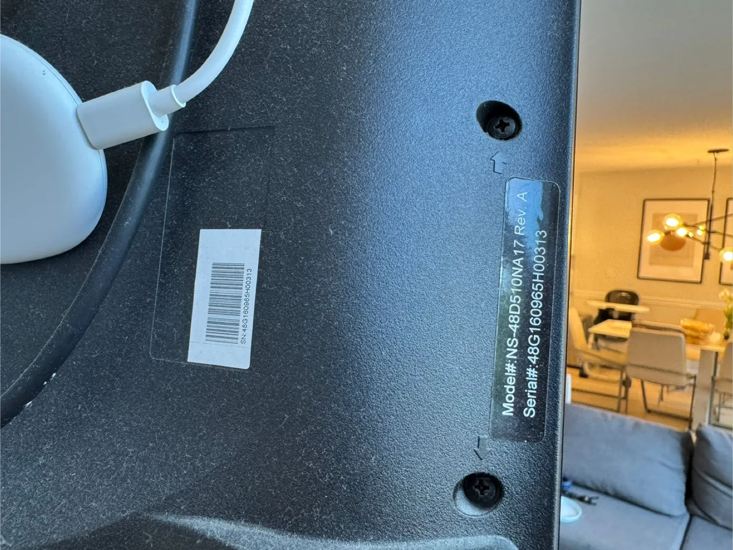 Insignia 48" TV with Wall Mount image indicator(2)