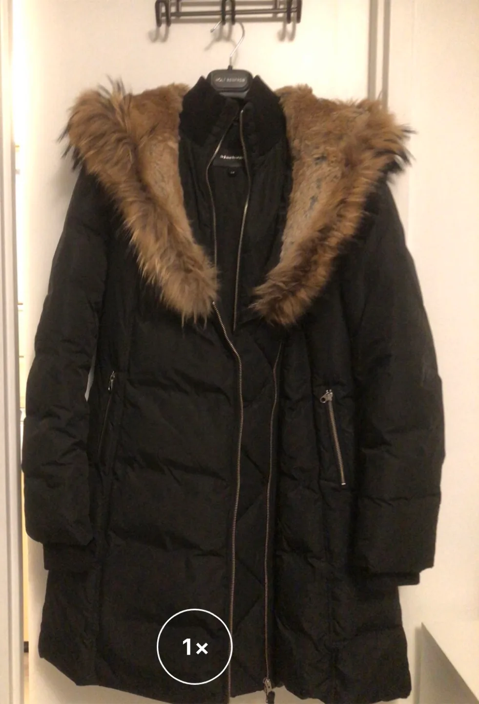 Mackage Black Down Winter Coat - Size L thumbnail