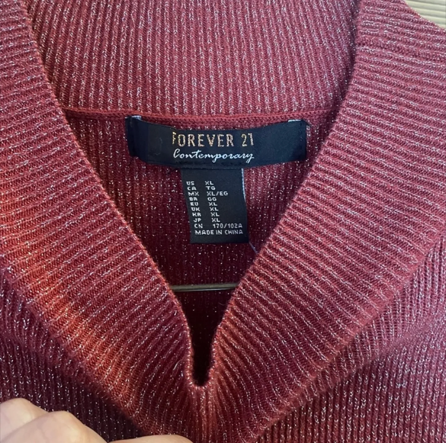 New Forever 21 Contemporary Top XL image indicator(3)