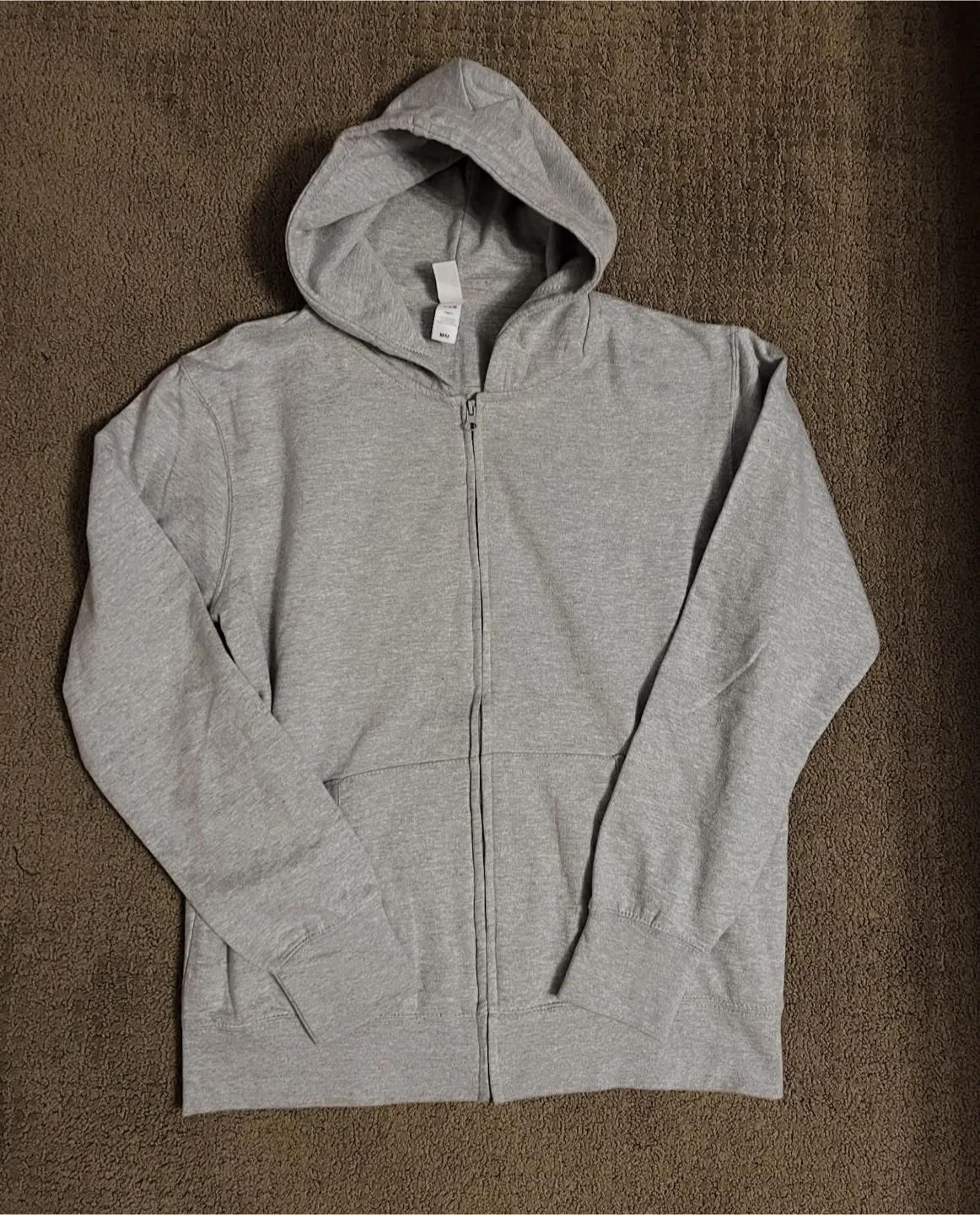 Blank Grey Hoodie thumbnail