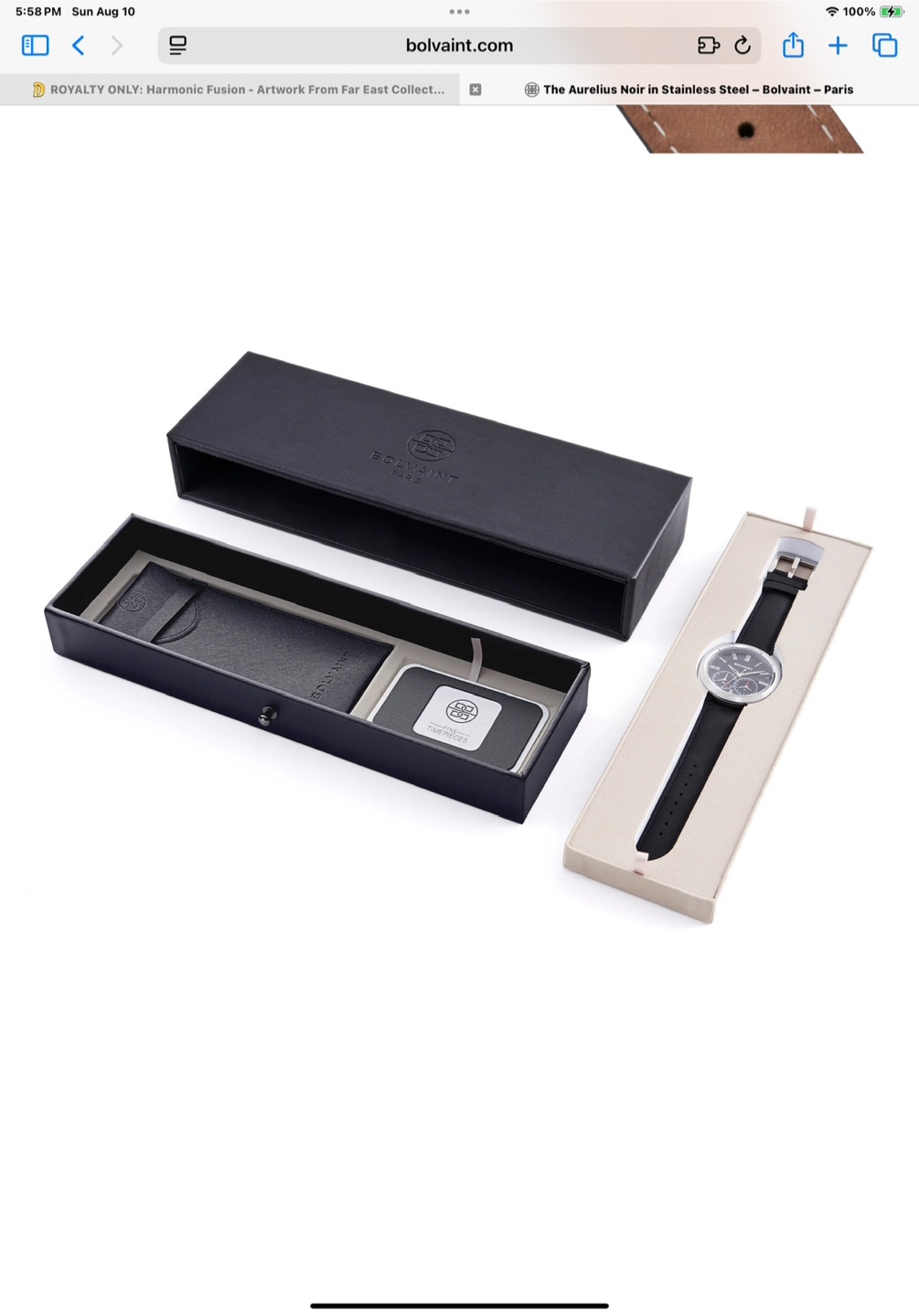 Bolvaint Aurelius Noir Stainless Steel Watch - photo 3