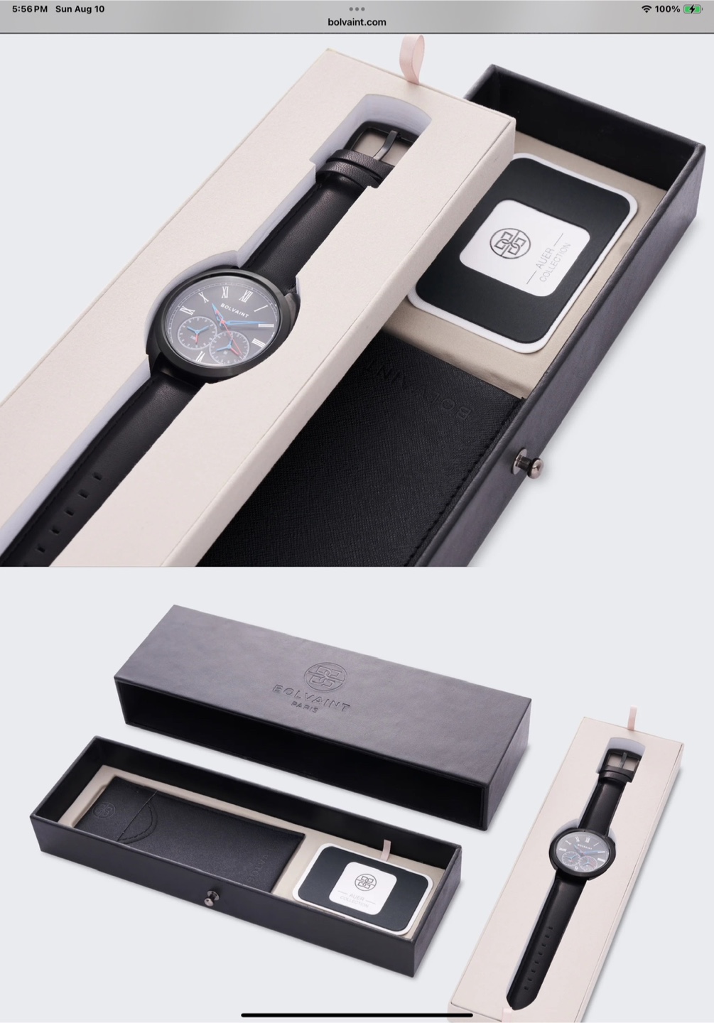 Bolvaint Aurelius Noir Onyx Black Watch - photo 3