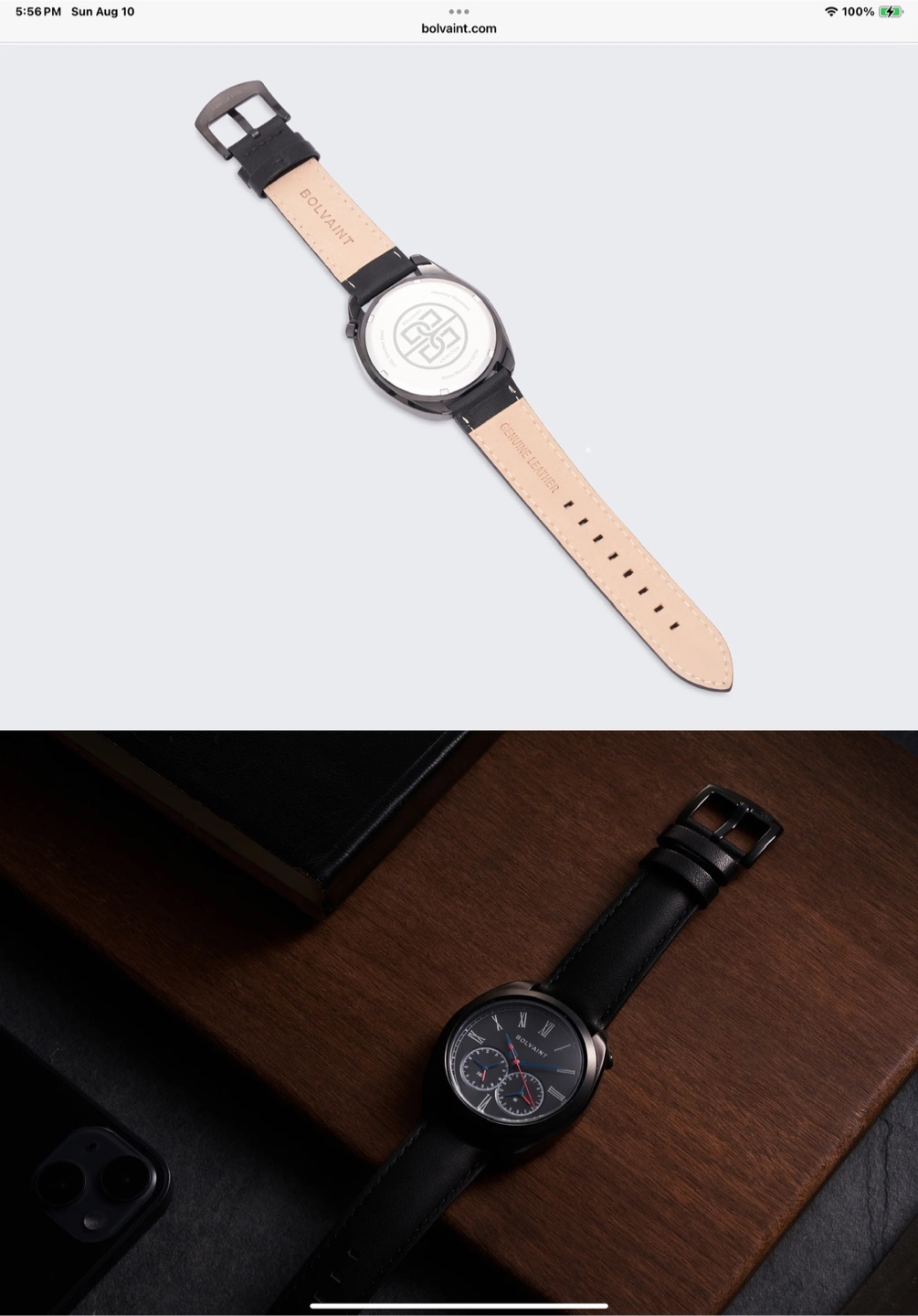 Bolvaint Aurelius Noir Onyx Black Watch - photo 2