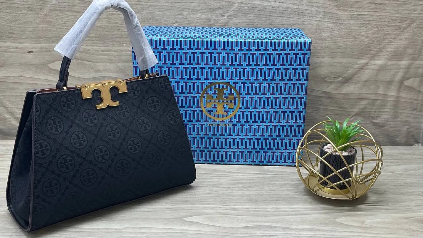 Tory Burch Black Handbag with Box thumbnail