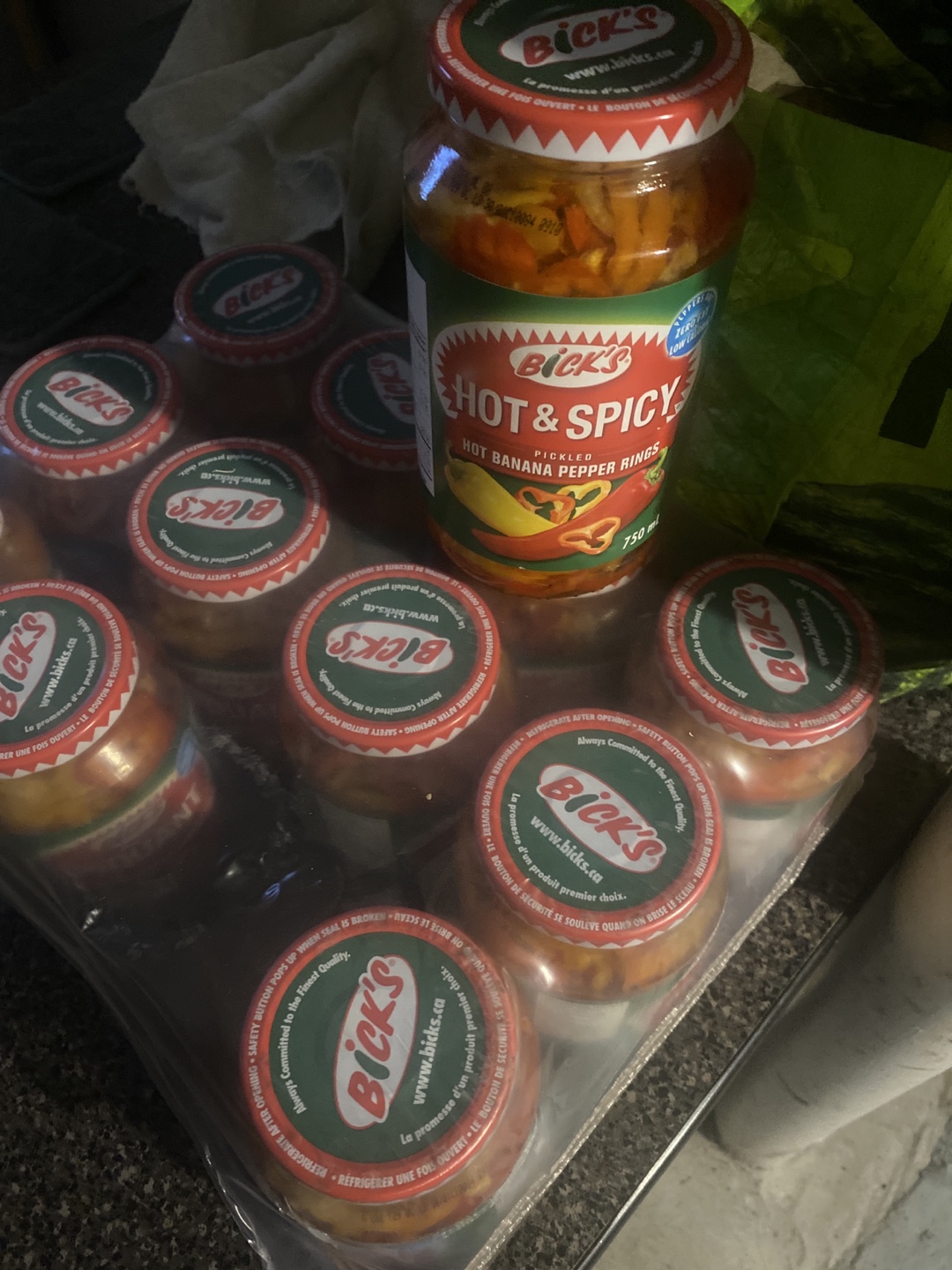 Bick's Hot & Spicy Banana Pepper Rings - photo 2