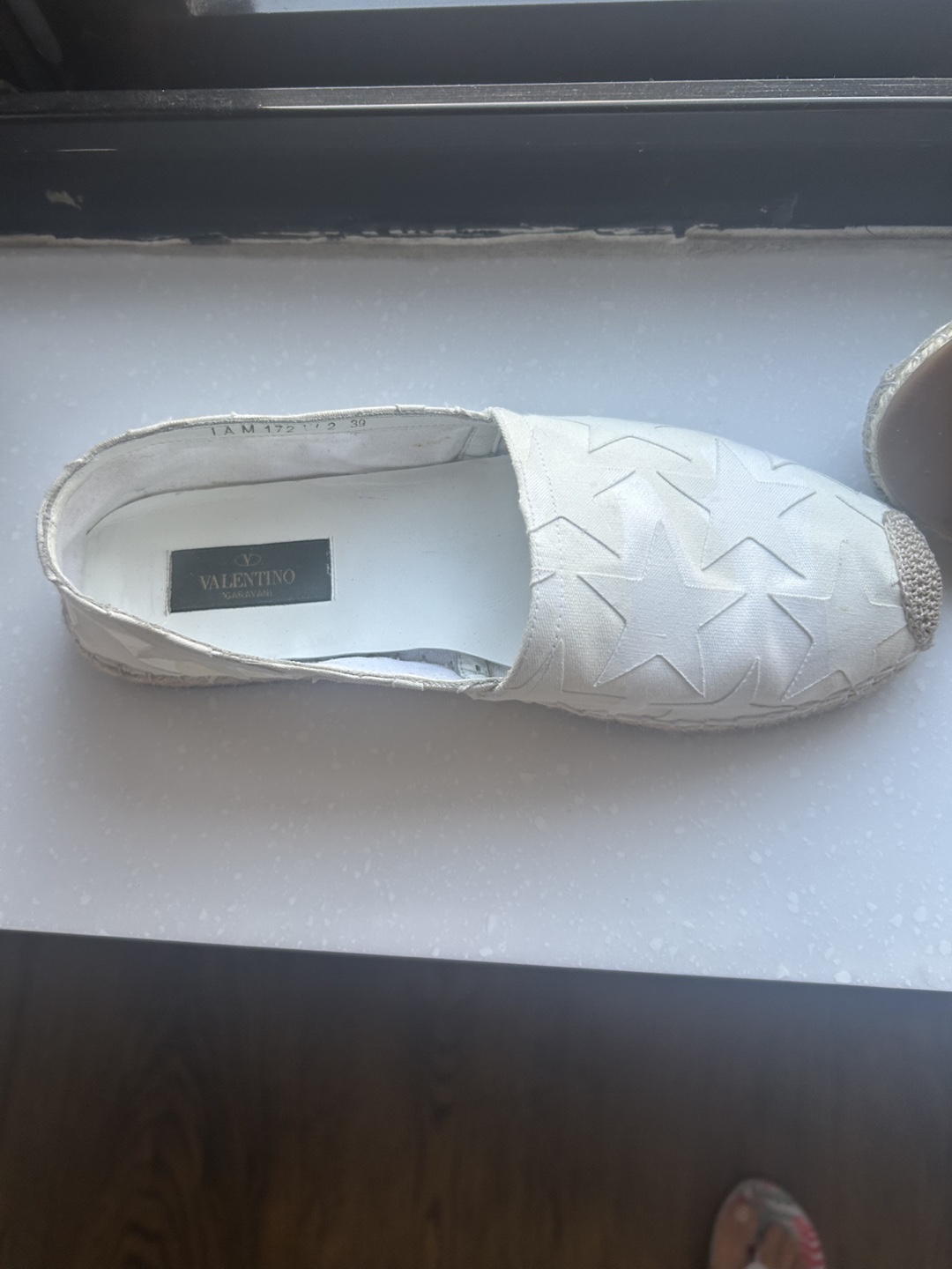 Valentino Garavani White Star Espadrilles Size 39 - photo 5