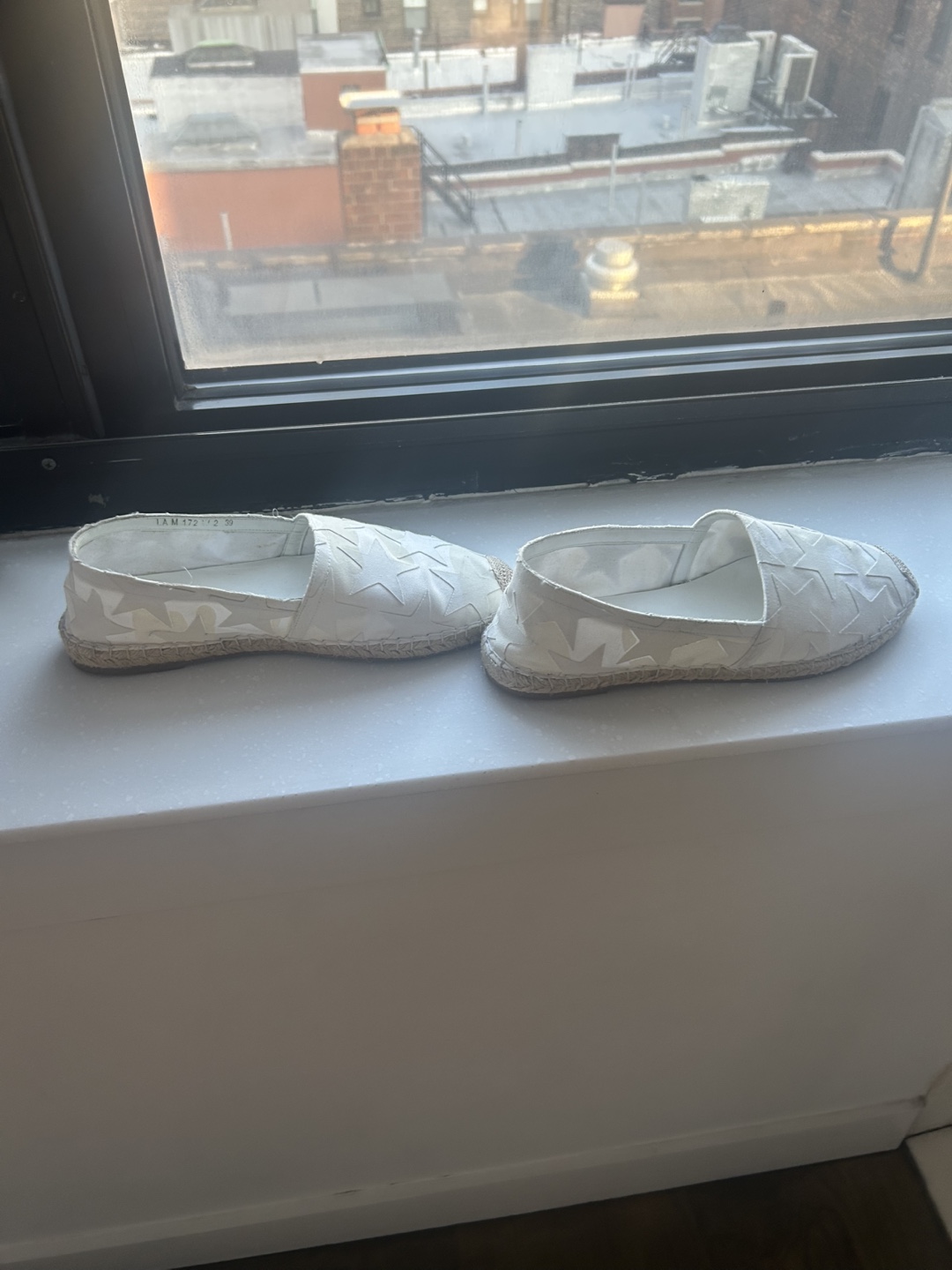 Valentino Garavani White Star Espadrilles Size 39 - photo 2