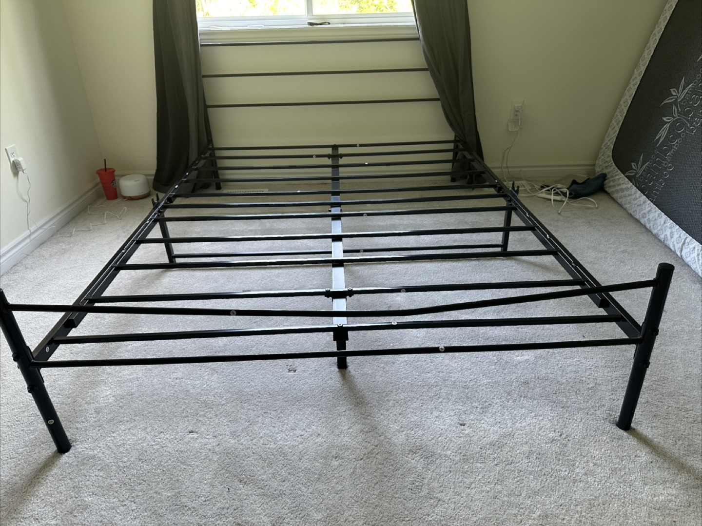 Metal Bed Frame - Black - photo 2