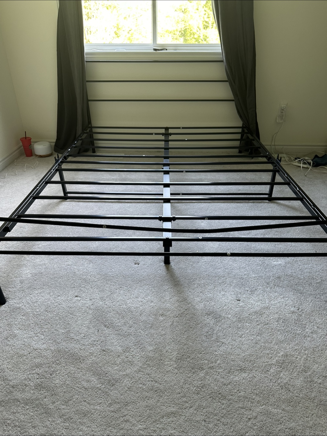 Metal Bed Frame - Black