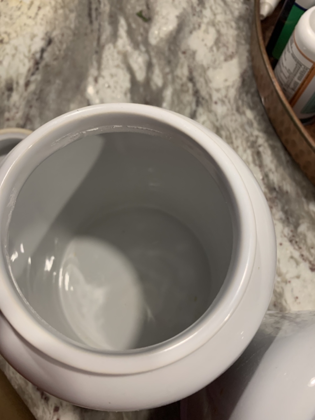 White Ceramic Kitchen Canisters - Coffee, Tea, Sugar - photo 4