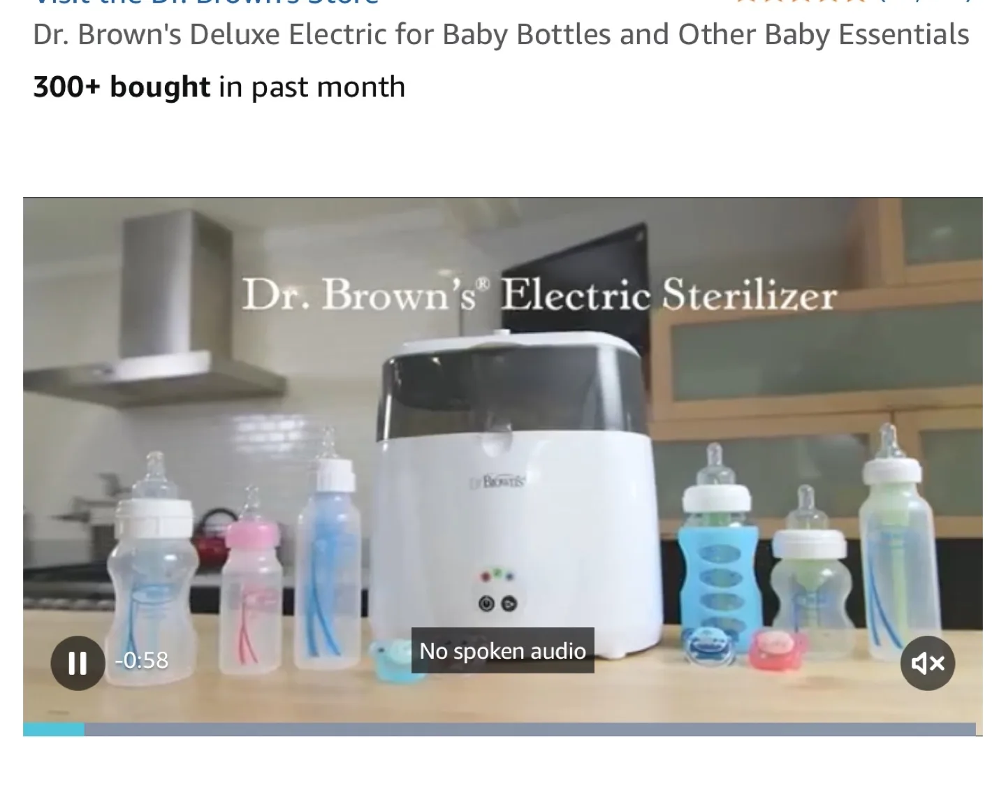 Dr. Brown's Deluxe Bottle Sterilizer - Like New image indicator(2)