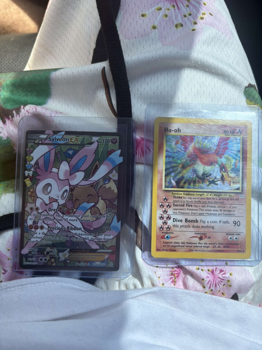 Pokémon Ho-Oh & Sylveon EX Trading Cards
