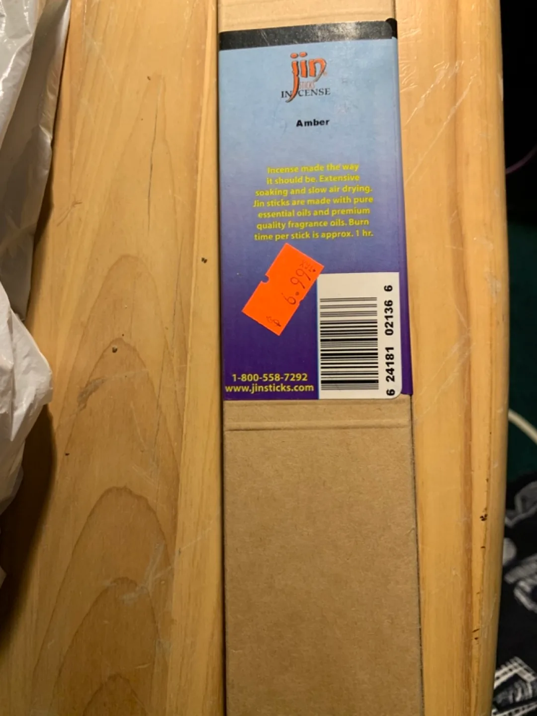 Jin Sticks Amber Incense - Premium Quality image indicator(2)