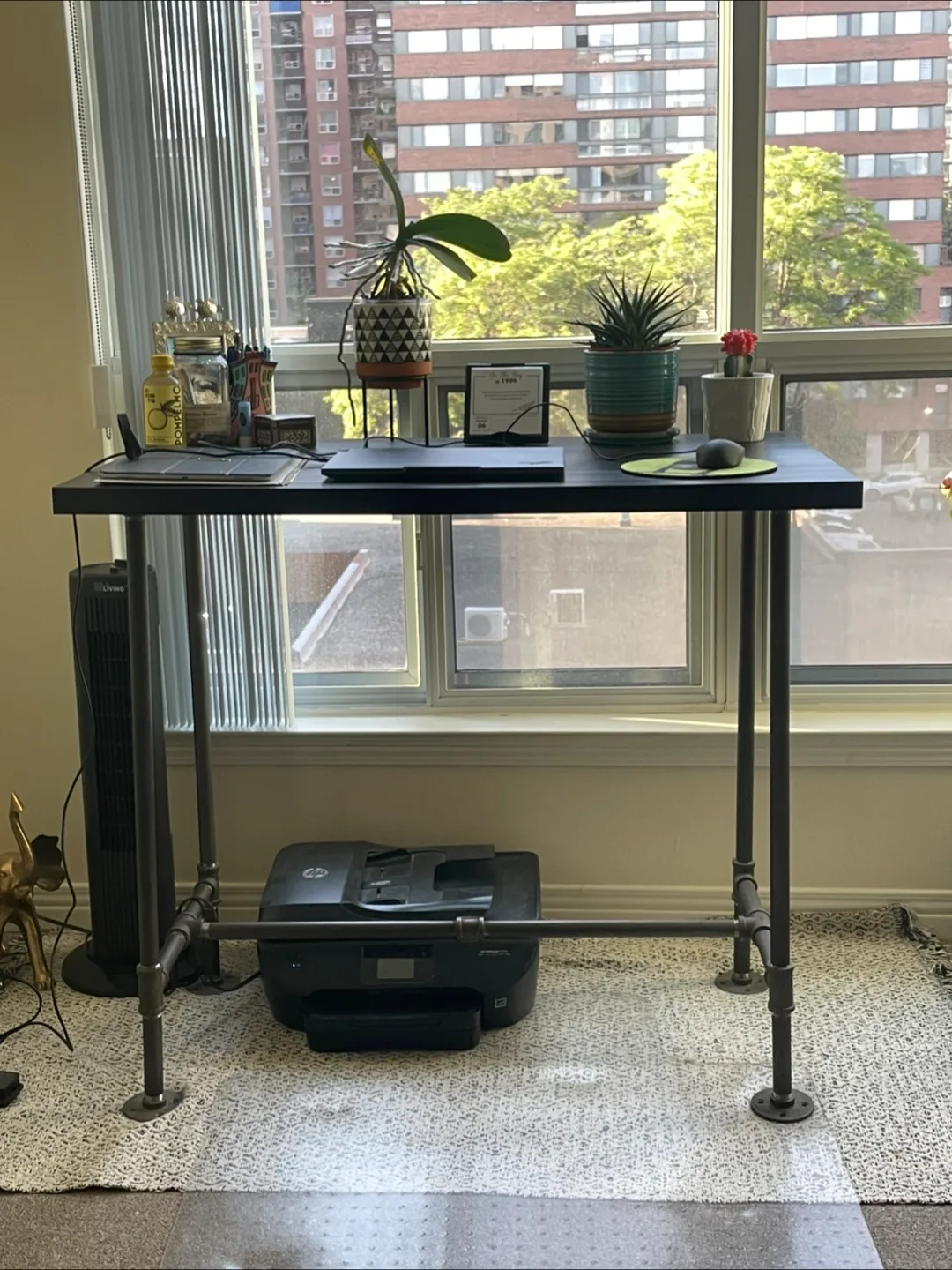 Custom Industrial Style Pipe Desk - MOVING SALE thumbnail