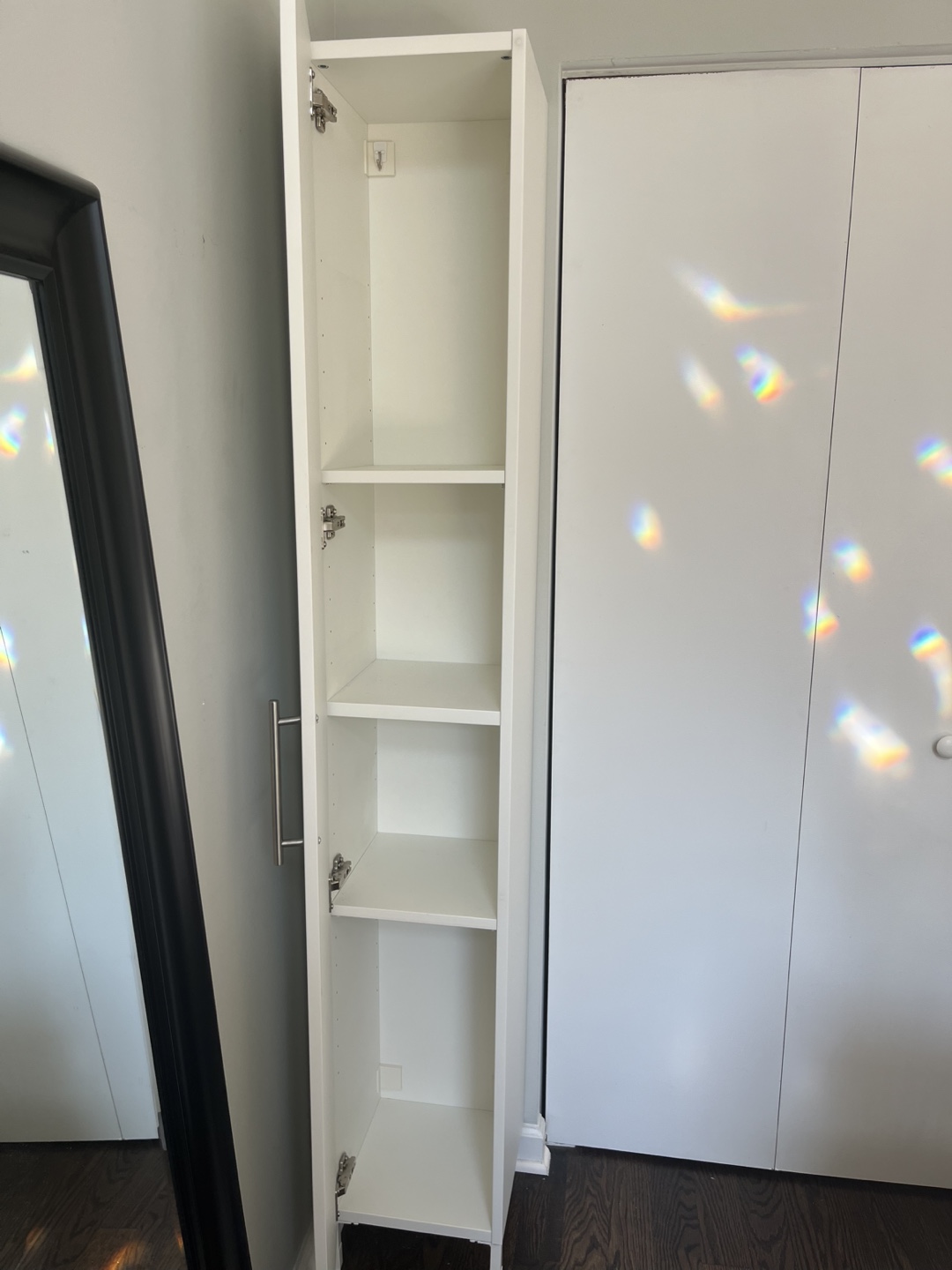 MOVING SALE! IKEA PAX Wardrobe – White – 79” Tall, 11” Depth - photo 2