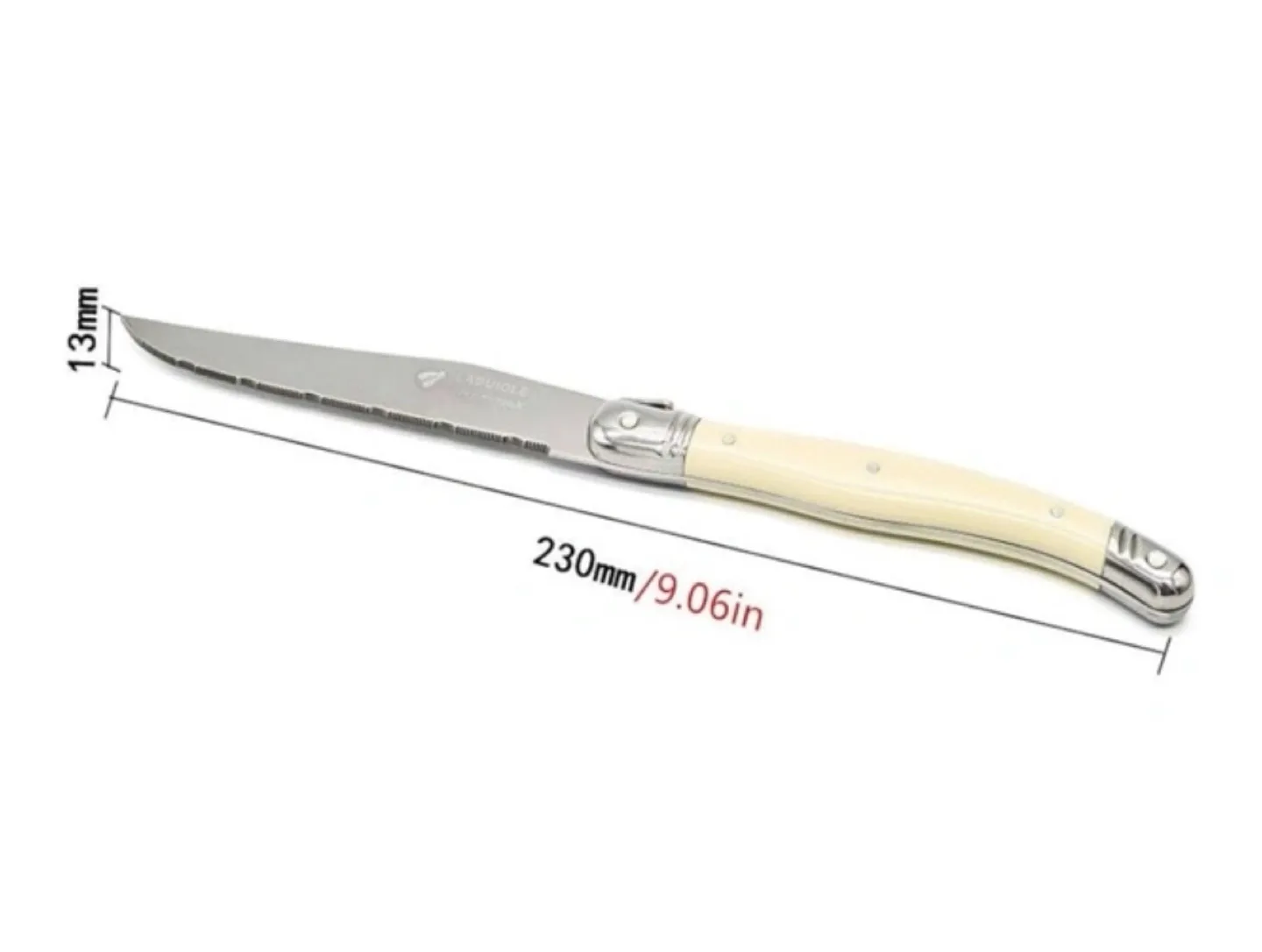 Laguiole Steak Knife with Serrated Blade thumbnail