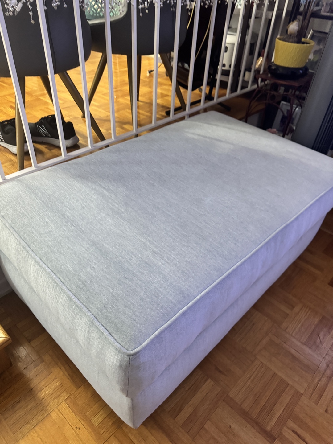 Sklar Peppler Home Light Blue Sofa, Loveseat, Chair & Ottoman - photo 5