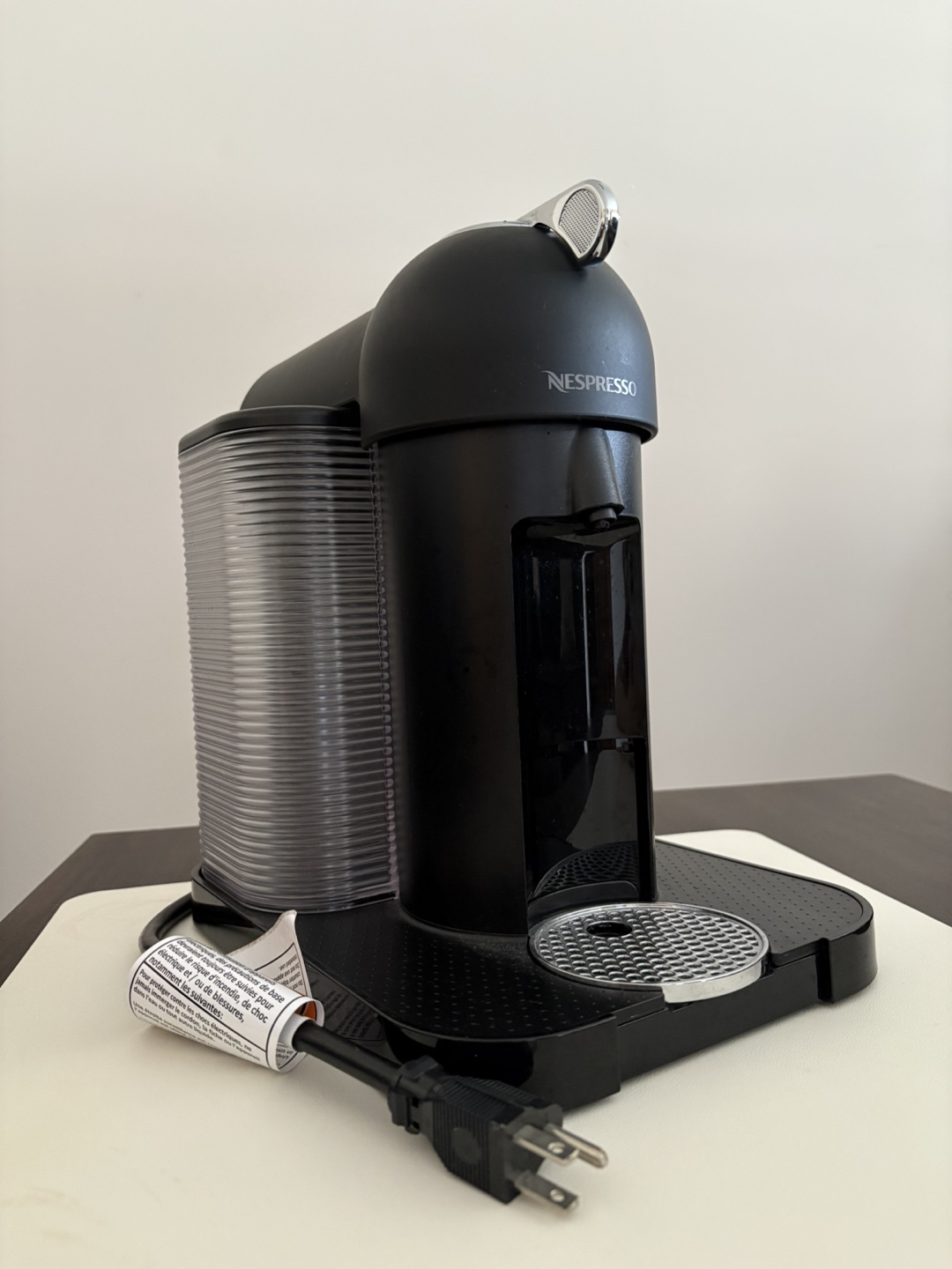 Nespresso Vertuo Round Head Coffee Machine - Black
