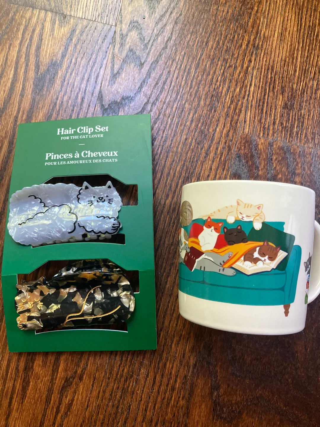 Cat hair clips & mug thumbnail
