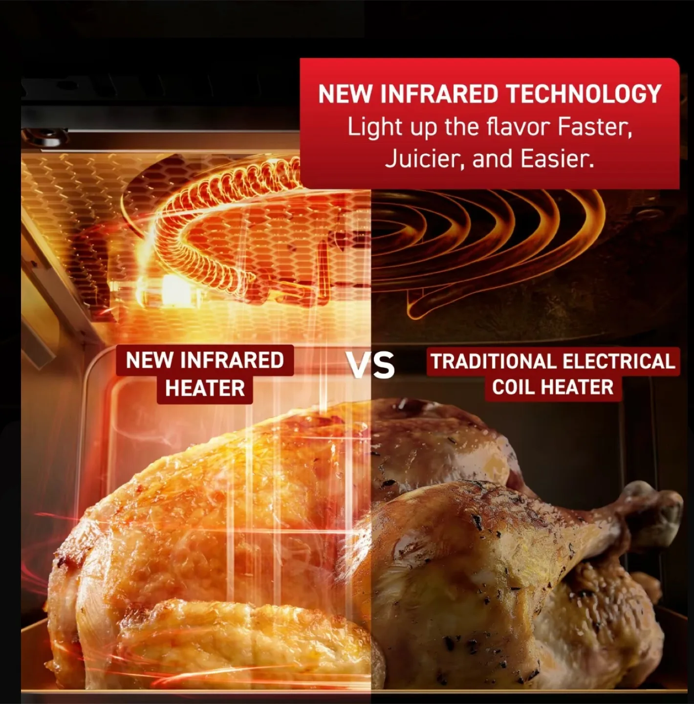 T-fal Easy Fry Collection Infrared Air Fryer 6.3 Quart image indicator(3)