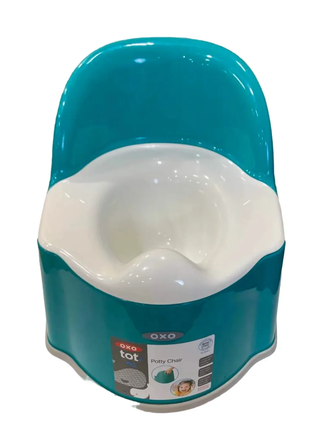 Potty Training Chair - OXO Tot - Teal & White (brand new) thumbnail