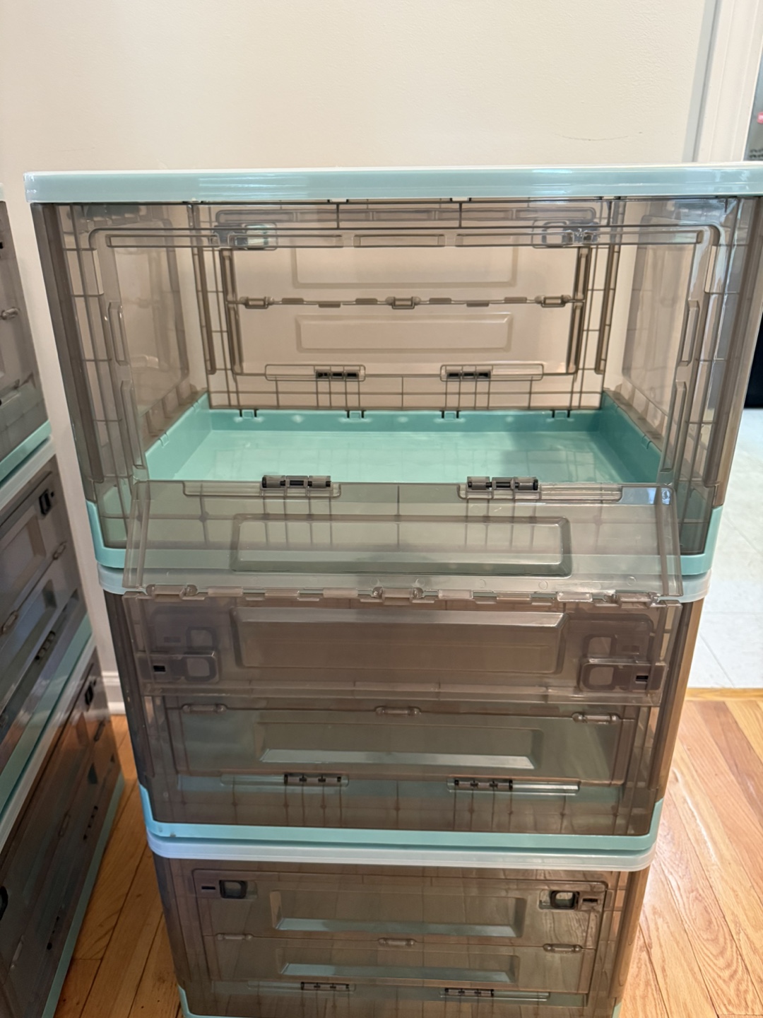 6 - Collapsible Storage Bins - Stackable & Foldable - photo 4