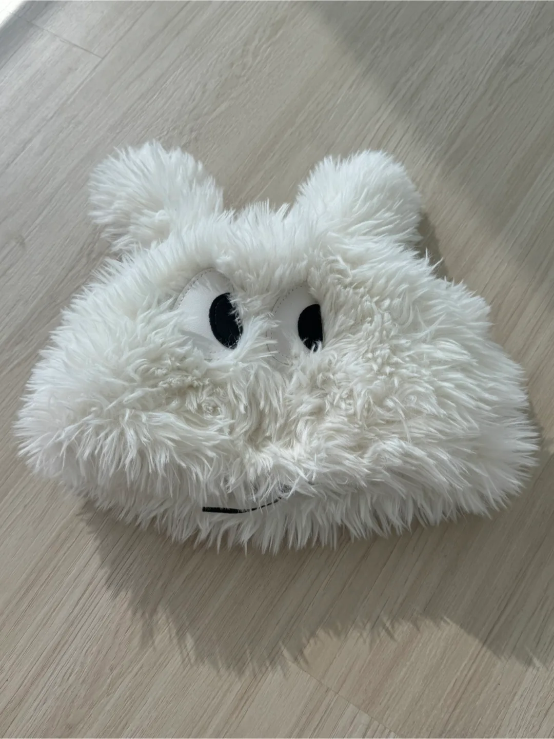 White Plush Bunny Rug thumbnail