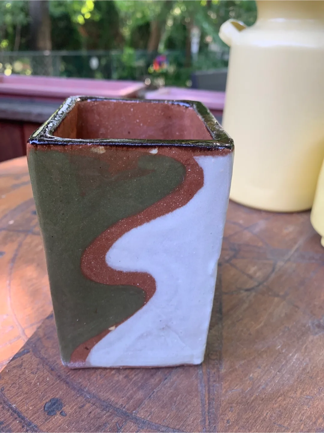 Unique Handmade Terra Cotta Planter/Vase image indicator(3)