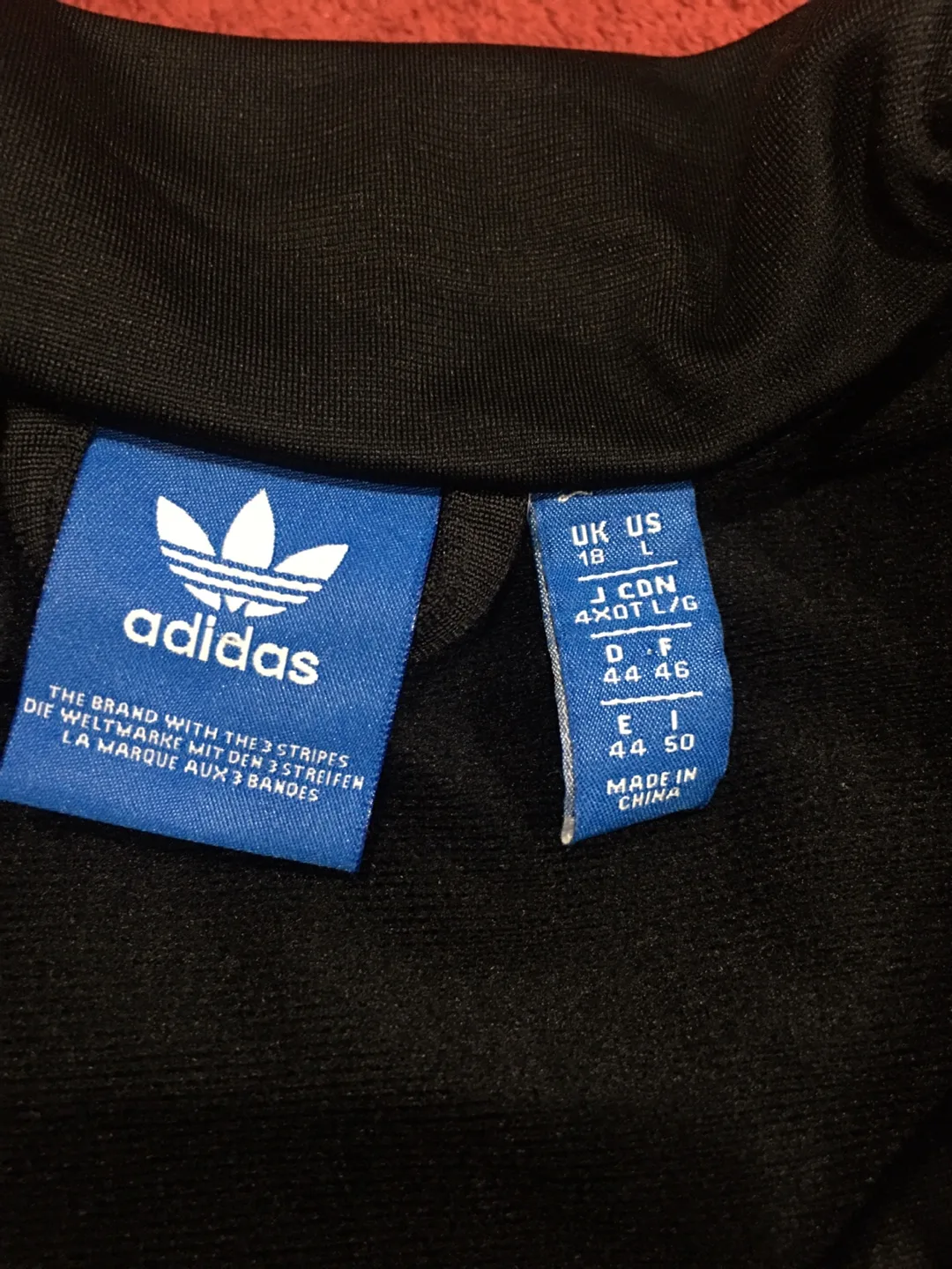 Adidas Track Jacket Black Size L image indicator(3)