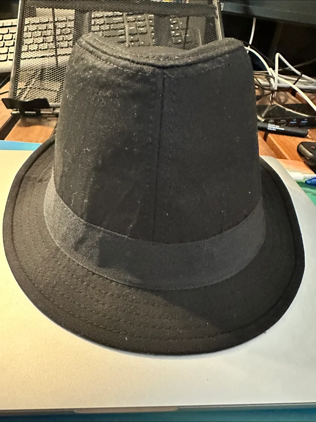 Black Fedora Hat image indicator(4)