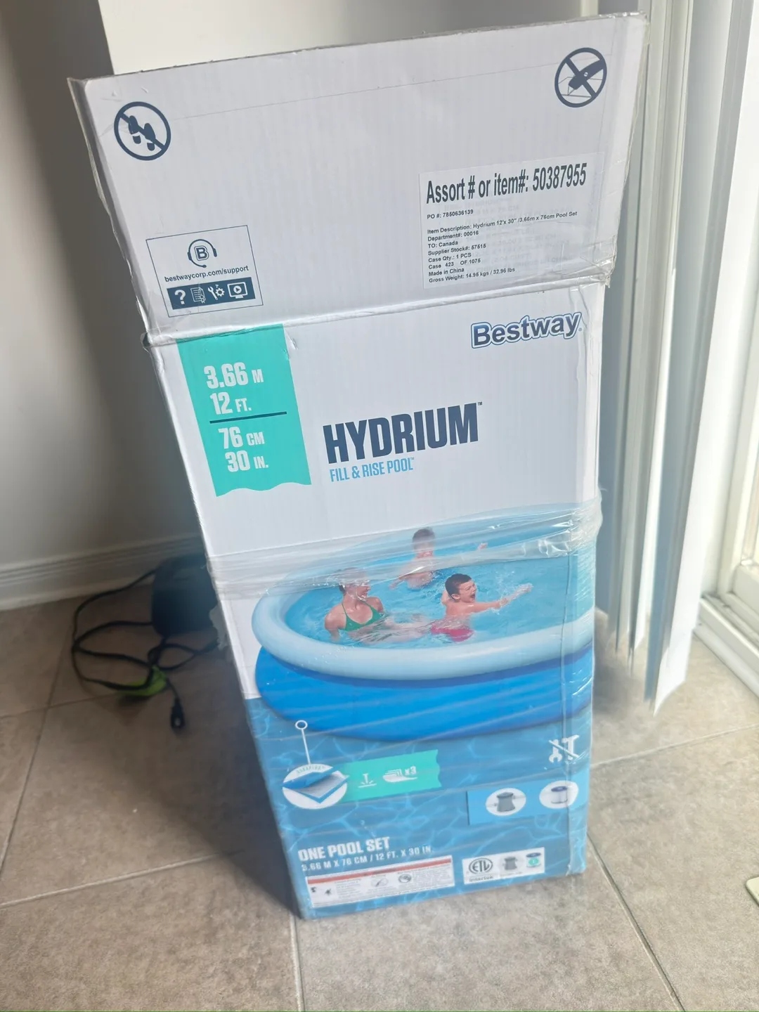 Bestway Hydrium Fill & Rise Pool image indicator(2)