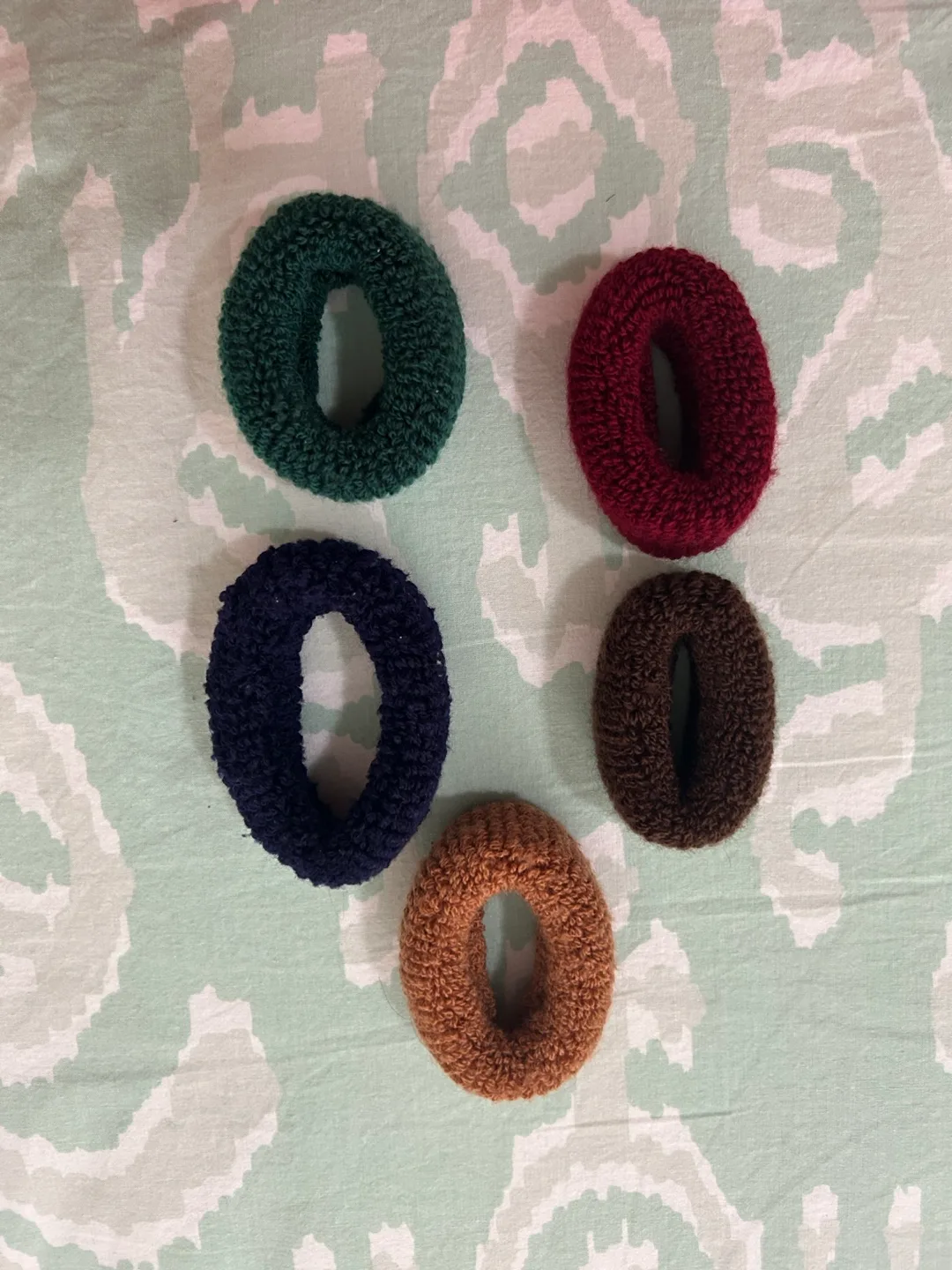 5 Hair Elastics - Assorted Colours thumbnail