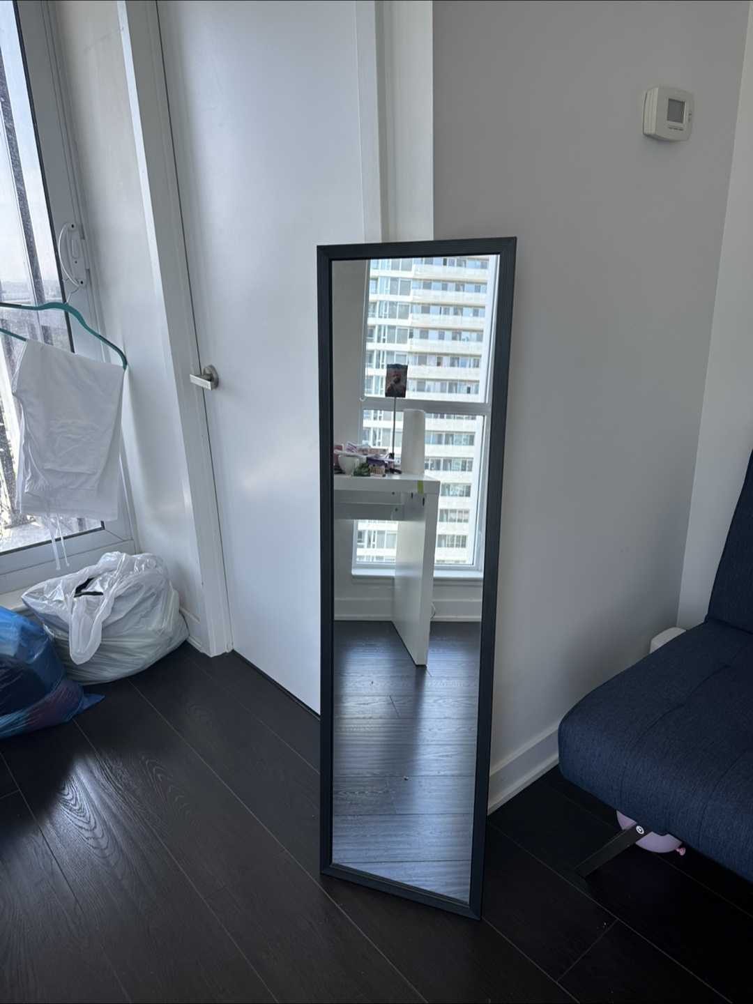 Full Length Mirror with Black Frame - photo 3