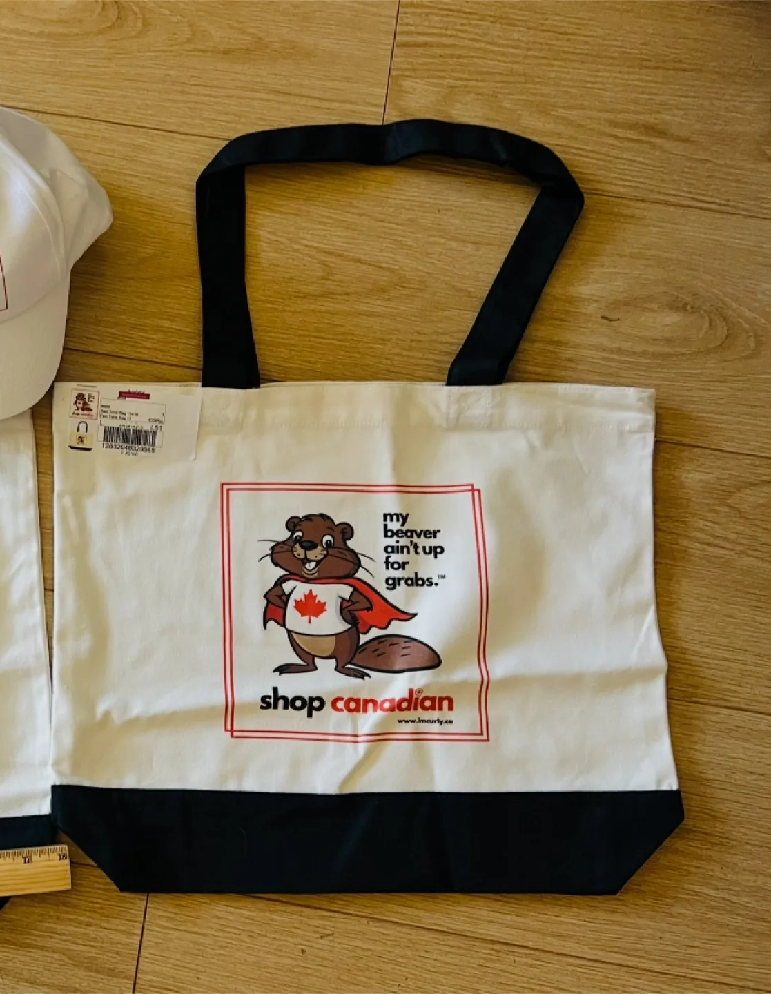 Shop Canadian Beaver Tote Bag & Hat Set image indicator(3)