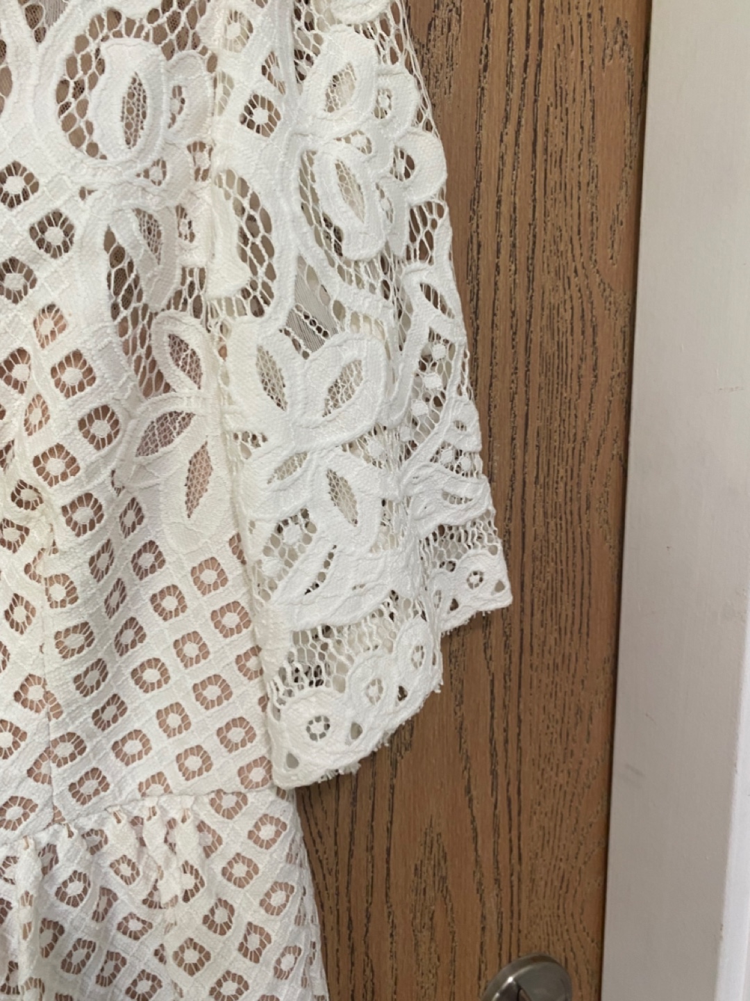 White laced  Summer dress - photo 2