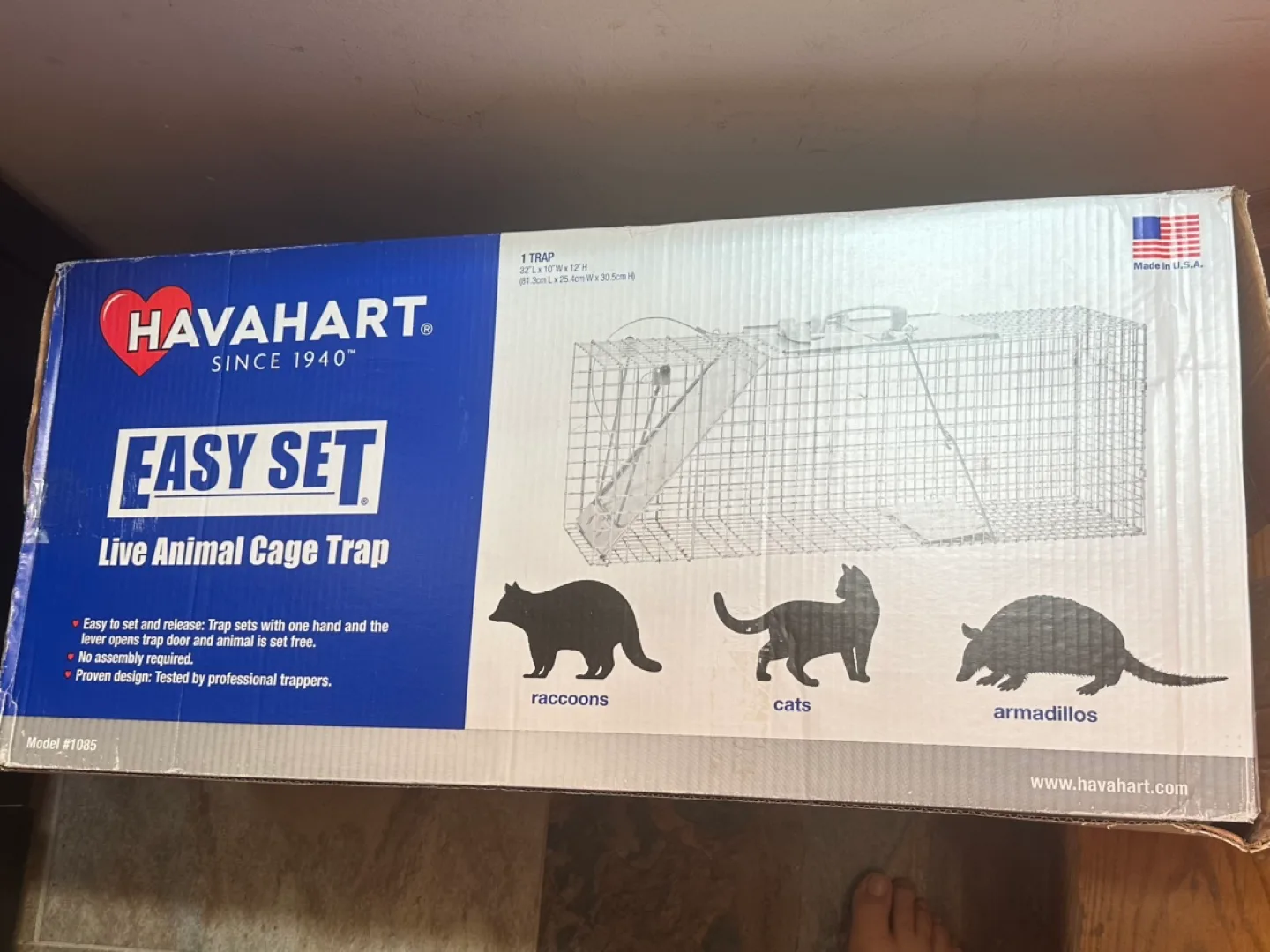 Havahart Easy Set Live Animal Cage Trap thumbnail