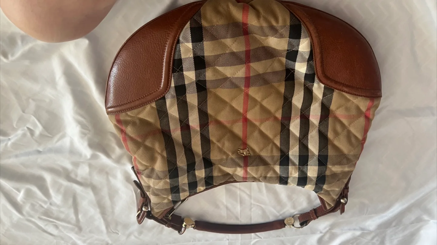 Burberry Quilted Plaid Handbag image indicator(2)