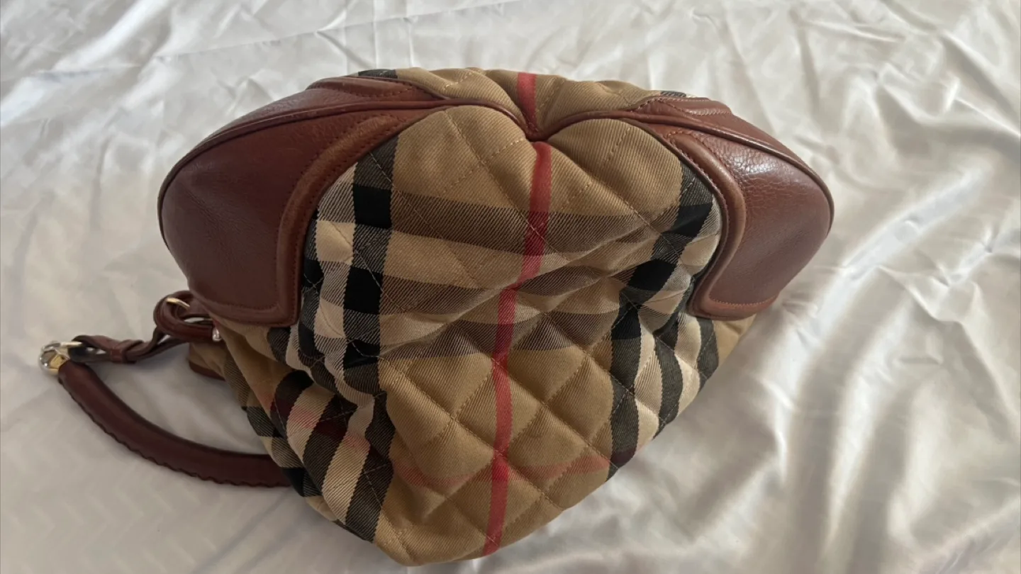 Burberry Quilted Plaid Handbag image indicator(7)